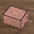 Custom Wooden Music Boxes with Logo | Hand Cranked MOQ 5