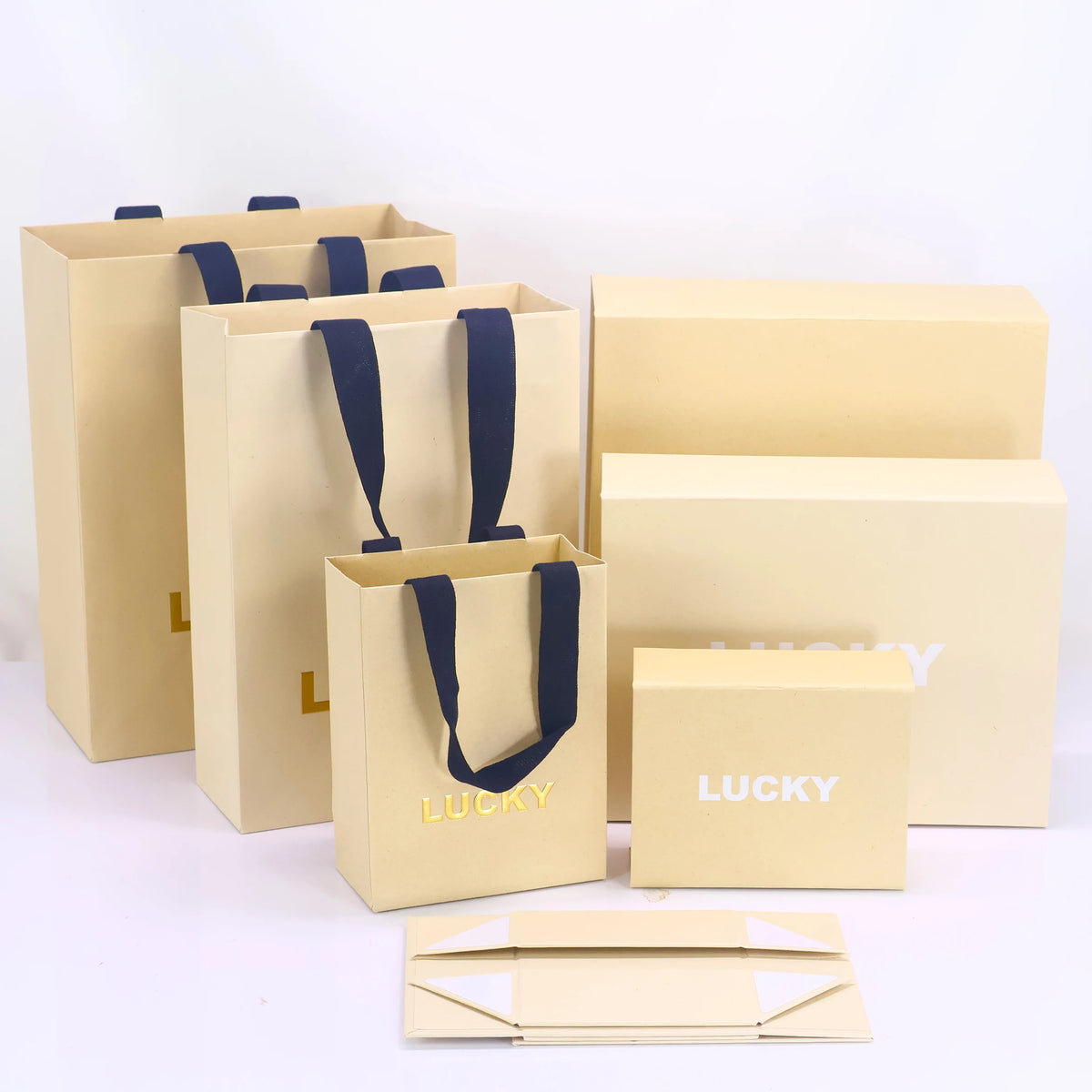 Custom Cosmetic Packaging Box and Bag with Logo | 1000 MOQ