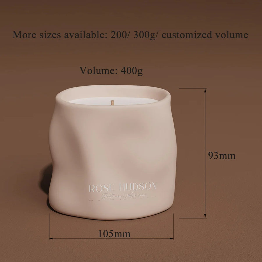 Custom Ceramic Candle Vessels | 500 MOQ | 25-Day Lead