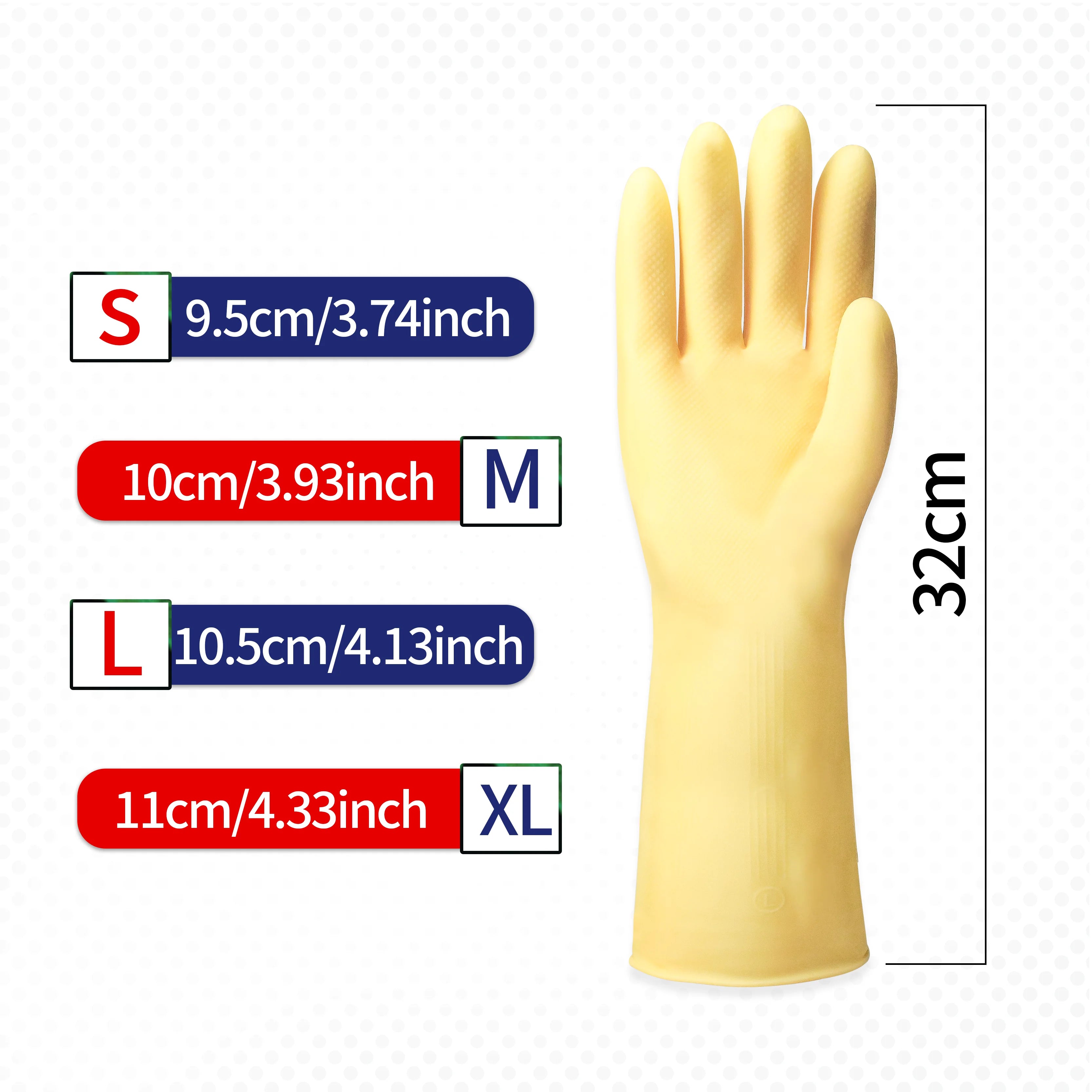 CE Certified Latex Gloves for Household Cleaning | Custom Logo, EN388 Compliant Bulk Order