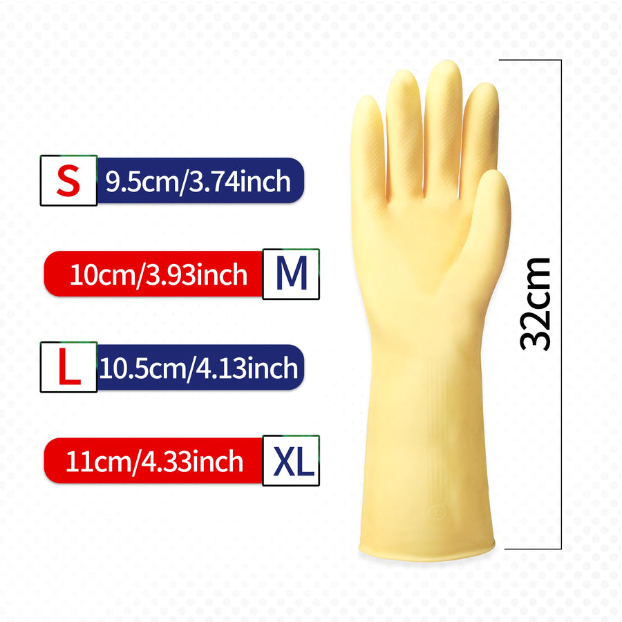 CE Certified Latex Gloves for Household Cleaning | Custom Logo, EN388 Compliant Bulk Order