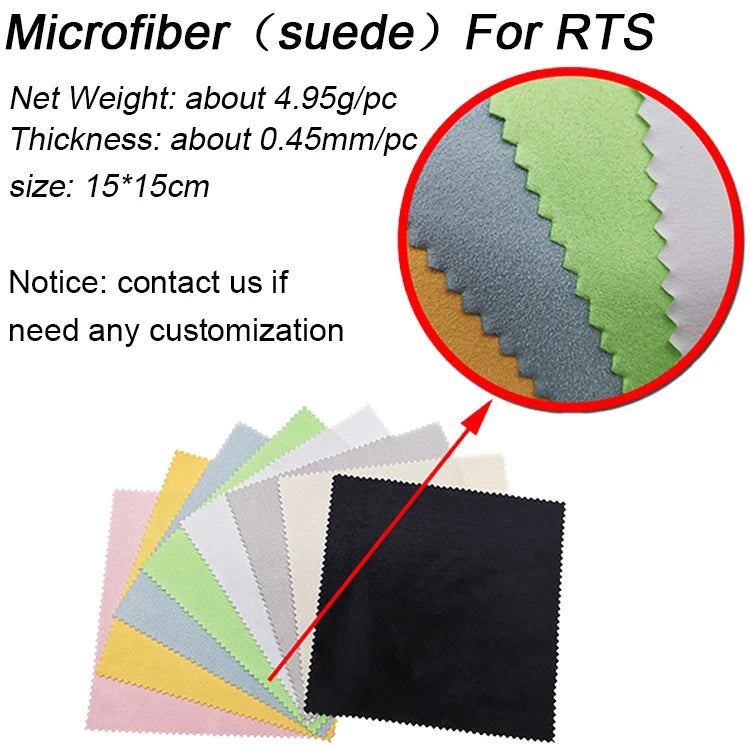 Custom Microfiber Cleaning Cloth with Logo | 100 MOQ | 9-Day