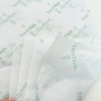 Custom Tissue Paper: 100 MOQ, 17gsm, Virgin Wood Pulp | Single-Color Logo Wrapping Paper