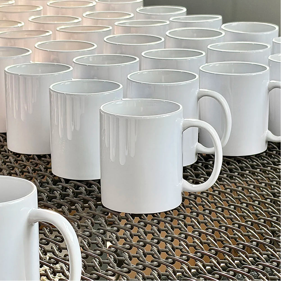 Custom Holiday Ceramic Mugs | 11oz White | 5,000 MOQ | 7-Day Lead