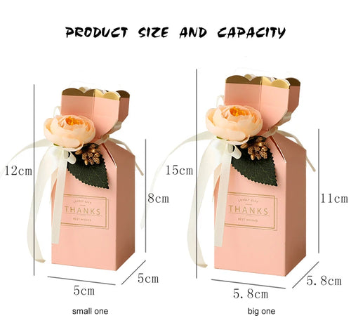 Custom Candy Boxes 100 pcs | Wedding Favor Packaging