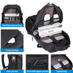 Slim 15.6 Inch Laptop Backpack with USB Port | Waterproof Office, School & Travel Carry Bag