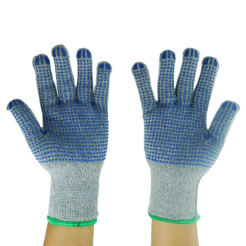 PVC Dotted Work Gloves Wholesale | EN420 & EN388 Compliant | 12,000-Pair MOQ | Construction