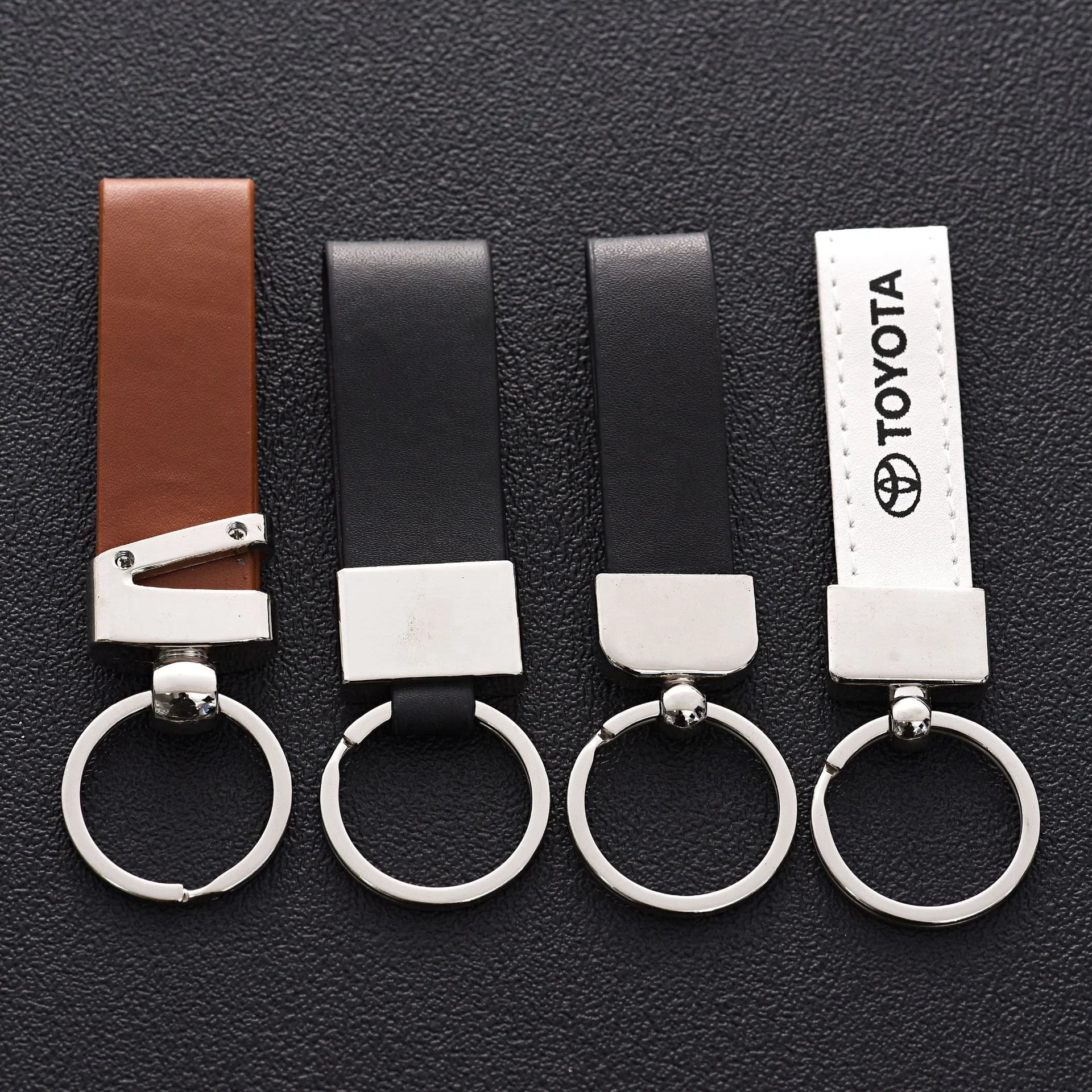 Custom Zinc Alloy Keychain with Rainbow Plating | SGS Certified, Offset/Silk Screen Print, Free Sample