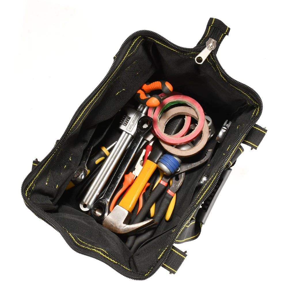Custom Electrician Tool Bags with Logo – 1680D Oxford, 150 lb Cap