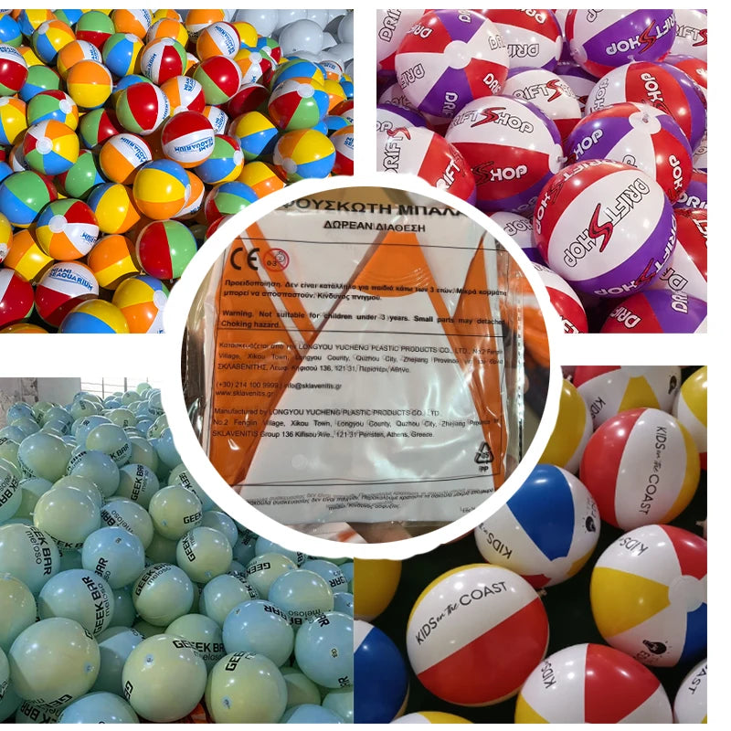 Custom Inflatable Beach Balls | CE EN71 Certified | Bulk Summer Promotions