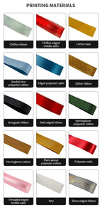 Custom Gold Stamped Ribbon | Satin | MOQ 100 Yards