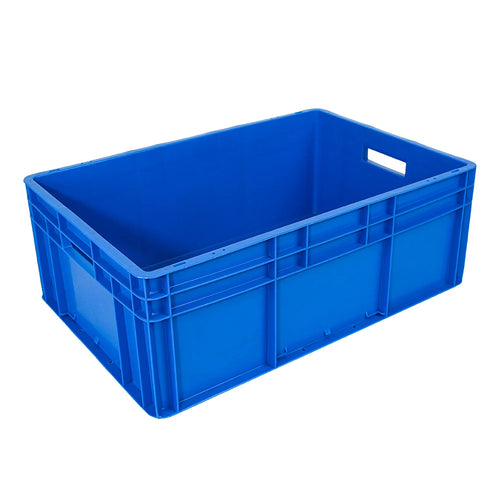 Heavy Duty Industrial Solid Plastic Storage Bin – Stackable Container Box with Custom Logo
