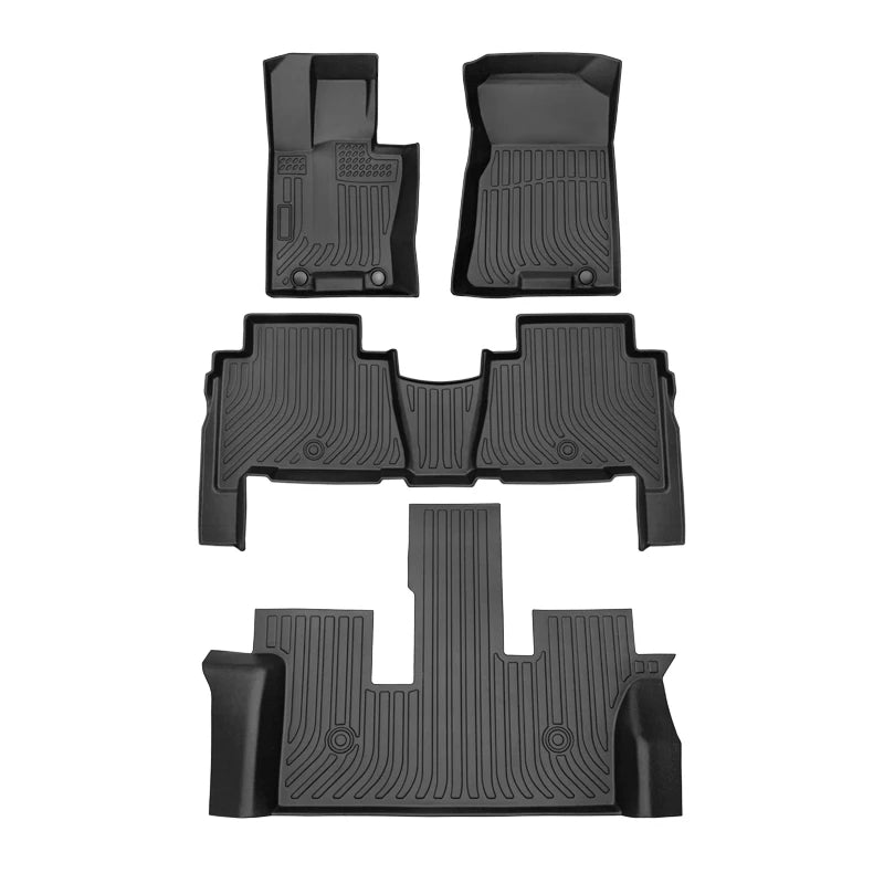 What floor mats fit Kia Mohave Borrego and still look clean day to day?-Custom Fit TPE Floor Mats for Kia Mohave Borrego 2009-2024