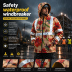 ANSI Class 3 Safety Jacket Custom Logo | Waterproof Hi-Vis Windbreaker
