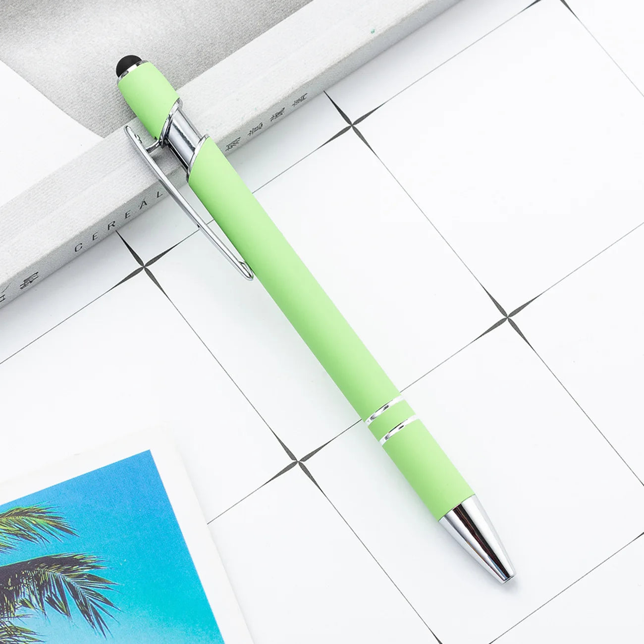Custom Metal Ballpoint Pens with Logo | 10 MOQ Laser Engraving Stylus