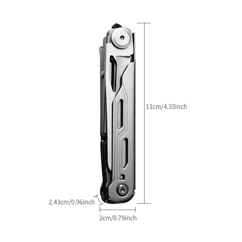 Custom Stainless Steel Multi-Tool Pocket Knife | Camping Survival