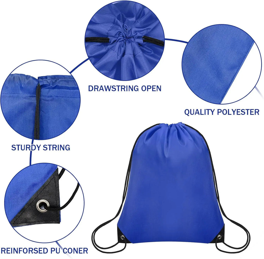 Custom Logo Drawstring Backpack with Printing | MOQ 200