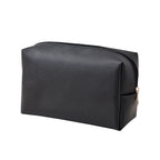 Custom logo Minimalist PU Makeup Pouch for Travel and Daily Toiletry Storage