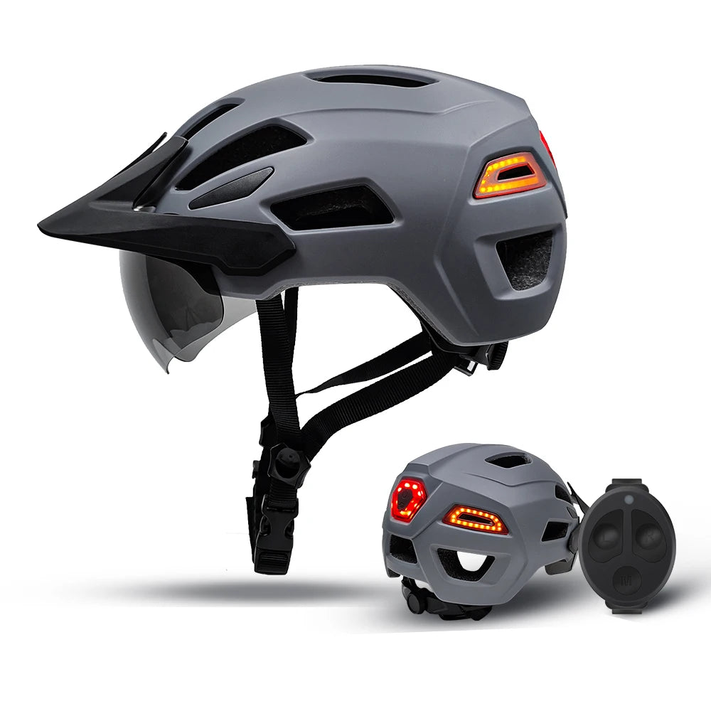 CE Certified Cycling Helmet with Lens | Custom Logo MOQ 300