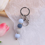 Custom DIY Beadable Keychain Kit | Metal Bars & Silicone Beads | MOQ 10