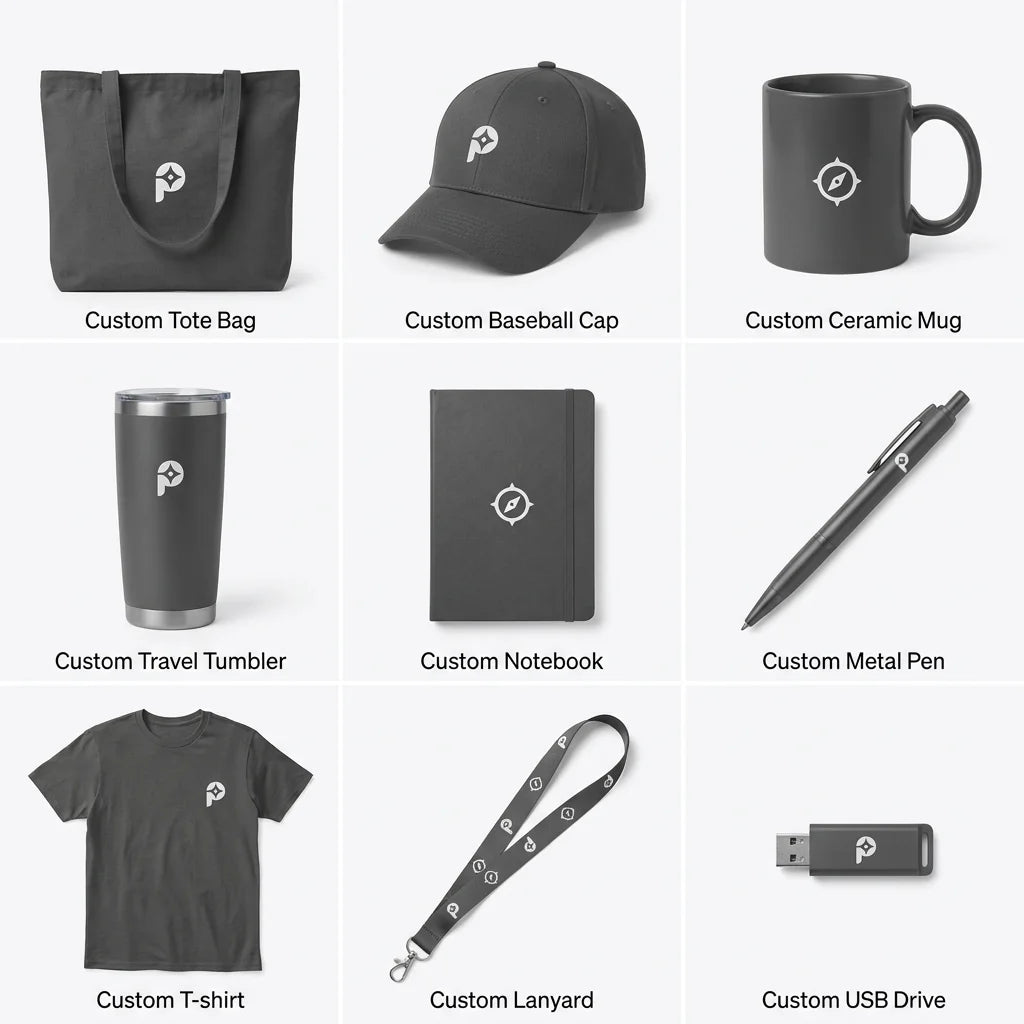 Promotional Gift Bundle with Logo | 48-Hour Mockup | 7-10 Day Turnaround