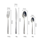 304 Stainless Steel Flatware Set | 300 MOQ | Super Mirror Polish | Custom