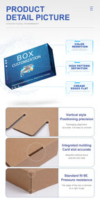 Custom Luxury Rigid Gift Box with Magnetic Closure | 500 MOQ, Matte Finish, Recycled