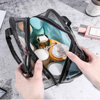 Custom PVC Cosmetic Bag with Logo | Wholesale Waterproof Travel Makeup Pouch