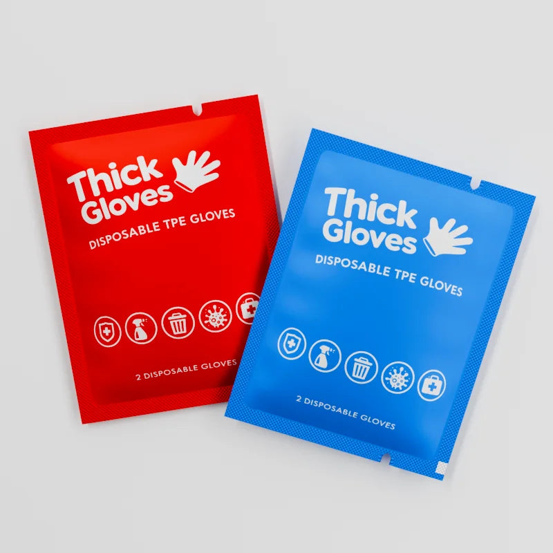 Custom Food-Grade TPE Gloves | Individual Packaging | MOQ 1 Carton