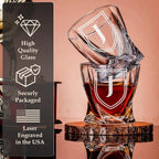 Custom Lead-Free Whiskey Glasses | 48 MOQ | 9-Day Lead