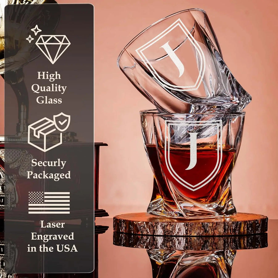 Custom Lead-Free Whiskey Glasses | 48 MOQ | 9-Day Lead