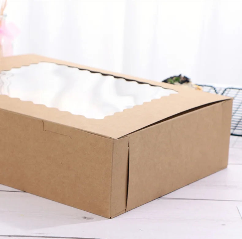Eco Friendly Black Cookie Box with Logo | MOQ 500