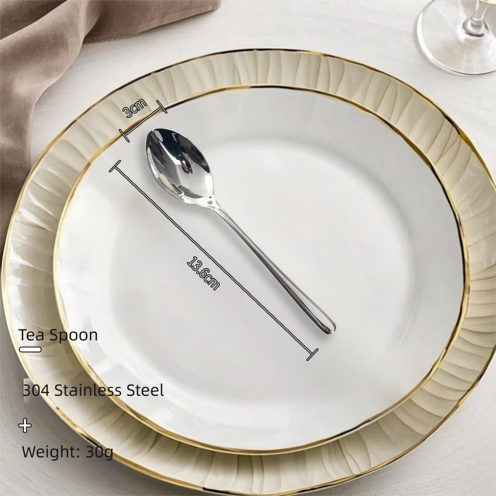 304 Stainless Steel Flatware Set | 300 MOQ | Super Mirror Polish | Custom