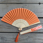 Custom Bamboo Hand Fans with Logo – 100 MOQ, 7-Day Lead