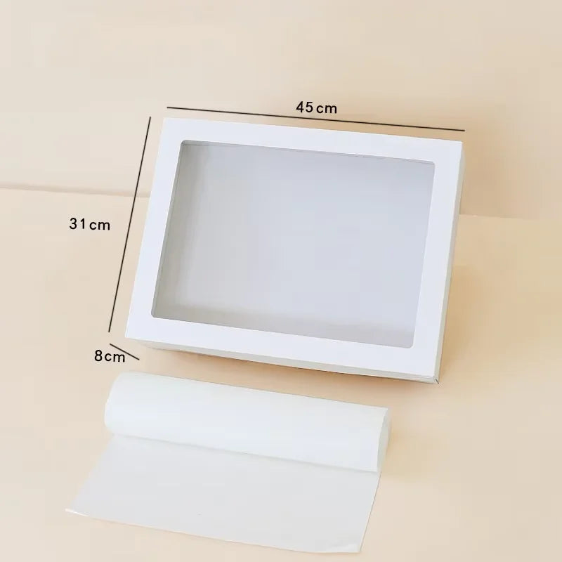 Custom Kraft Paper Window Pastry Box | Recycled Biodegradable Takeaway Box
