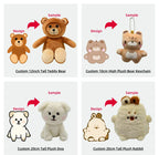 Custom Plush Toys 31-50cm PP Cotton | 500 MOQ Corporate Gifts Branded