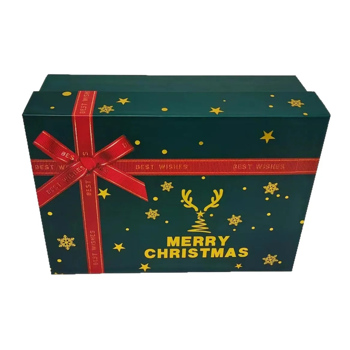 Custom Christmas Gift Boxes with Gold Foil Logo | MOQ 1000