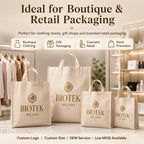Custom CPE Shopping Bags with Logo | 500 MOQ Die-Cut Handles Retail