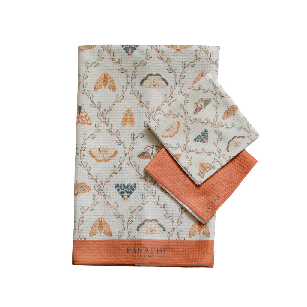 Custom Recycled Waffle Kitchen Towels with Logo | MOQ 50