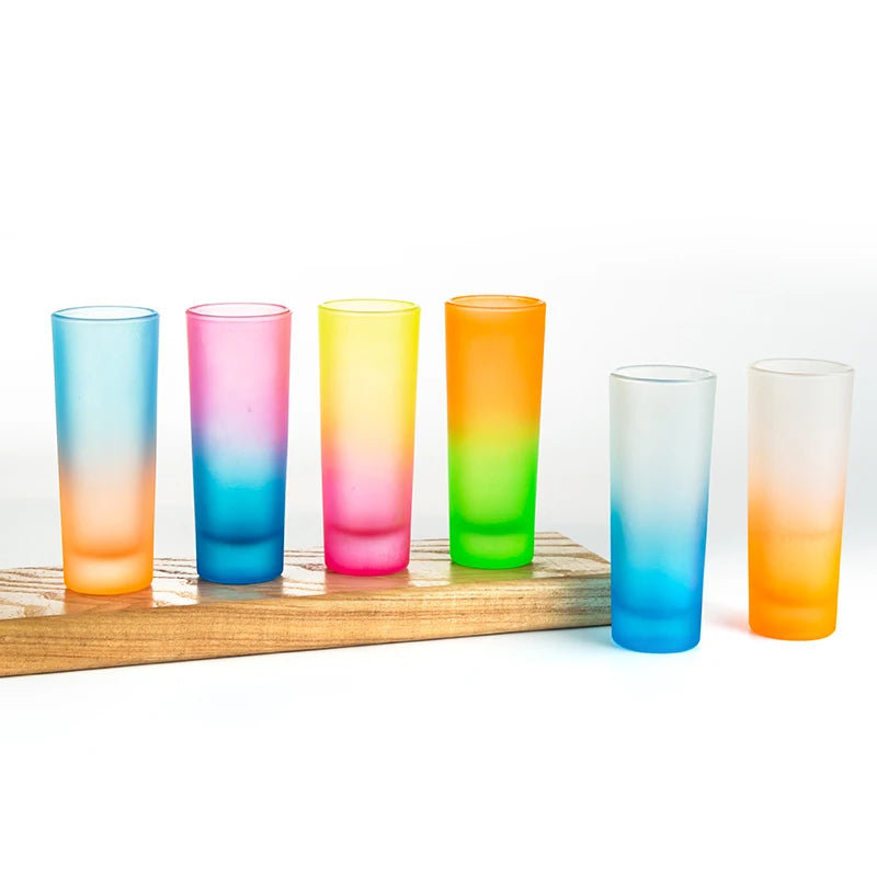 Custom Shot Glasses 50ml with Logo | Sublimation Printing | Bulk Corporate Gifts