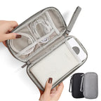 Custom 600D Oxford Cable Organizer Bag with Logo | Bulk 100pc MOQ for Conference Giveaways & Employee Kits