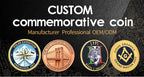 Custom 3D Relief Commemorative Coin | Bronze Metal Souvenir