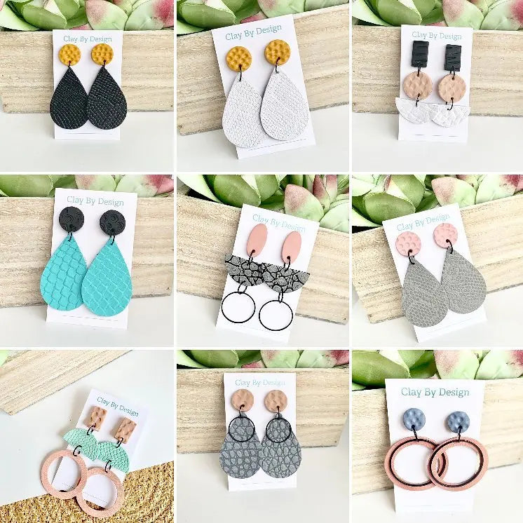 Custom Earring Cards with Gold Foil Stamping | MOQ 200 | 7-Day Lead Time