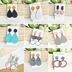 Custom Earring Cards with Gold Foil Stamping | MOQ 200 | 7-Day Lead Time
