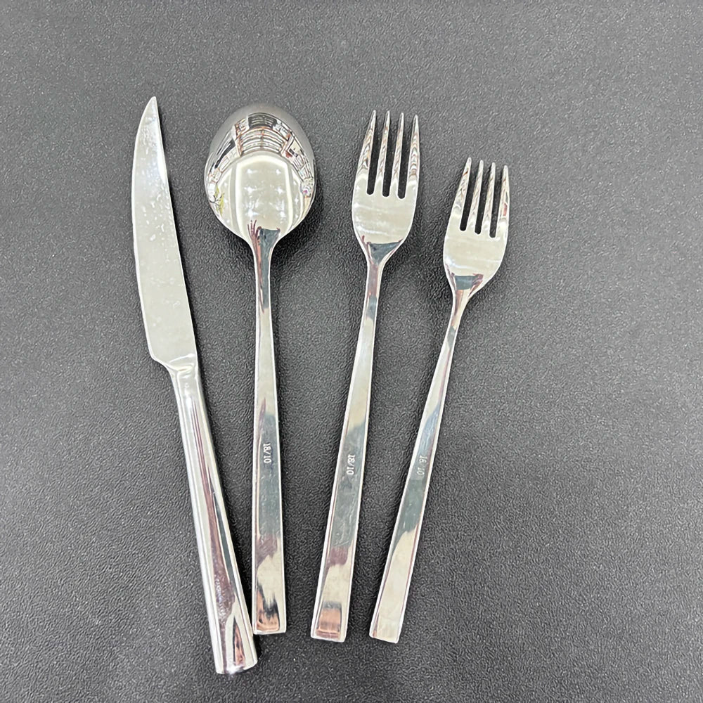 Custom Engraved 304 Stainless Steel Flatware | MOQ 50 Pieces
