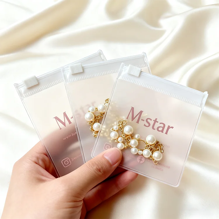 Custom PVC Ziplock Jewelry Bags Wholesale | 500 MOQ 31-Day Lead