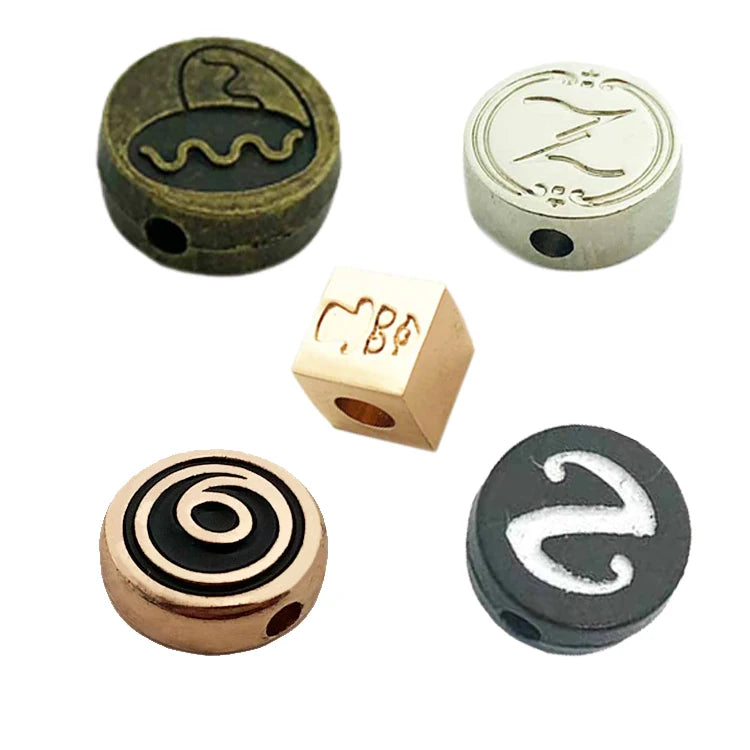 Custom Die-Cast Metal Pendant Charms with Logo | MOQ 100 Pieces