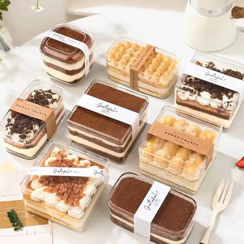 Clear PET Cake Boxes | Food-Grade | 7-15 Day Lead Time