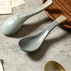 Custom Porcelain Spoons: 30mL, 3mm, BSCI/FDA | Japandi Tableware for Restaurants & Hotels