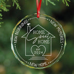 Custom Crystal Christmas Ornament with Logo | MOQ 50 Pcs